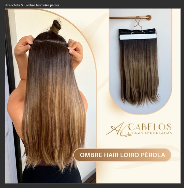 Mega Hair Tic-Tac + Fio Invisible Fibra Russa Cindy - Imagem 13