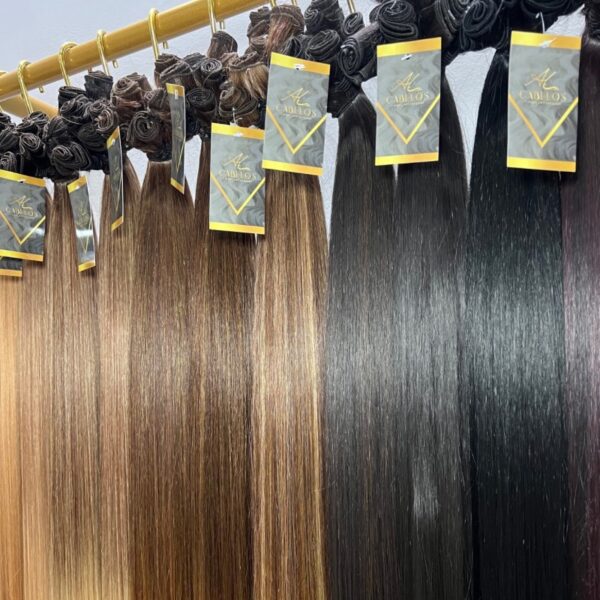 Cabelo Telado/Tecido Fibra Europeia Liso 75cm - Imagem 3