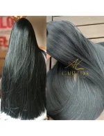 Kit Mega Hair 3 Telinhas TIC-TAC Preto Liso Bio Luxo Prime