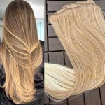 Kit Mega Hair 4 Telinhas TIC-TAC Loiro Pérola Ombre Hair Liso Bio Luxo Prime.