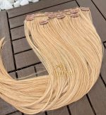 Kit Mega Hair 4 Telinhas TIC-TAC Loiro Perolado Liso Bio Luxo Prime. - Imagem 3