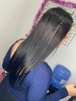 Fio de Cristal Removível com Tic Tac, Fio De Strass Cristal Para Cabelo Gringa - Imagem 2