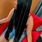 Fio de Cristal Removível com Tic Tac, Fio De Strass Cristal Para Cabelo Gringa - Imagem 3