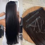 Kit Mega Hair 3 Telinhas TIC-TAC Castanho Escuro Liso Bio Luxo Prime.