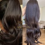 Aplique Rabo de Cavalo Ary Castanho Claro 60cm 140g Fibra Europeia.