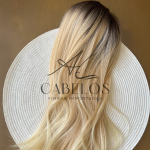 Aplique Rabo de Cavalo Ary Loiro Esfumado 60cm 140g Fibra Europeia. - Imagem 5