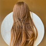 Aplique Rabo de Cavalo Ary Loiro Mesclado  60cm 140g Fibra Europeia. - Imagem 8