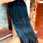 Mega Hair Tic-Tac Preto Liso Fibra Bio Luxo Prime. - Imagem 2