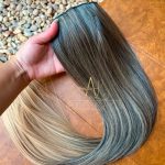 Mega Hair Tic-Tac Morena Iluminada + Pontas Mel Liso Fibra Bio Luxo Prime. - Imagem 3