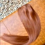 Mega Hair Tic-Tac Ruivo Cobreado  Liso Fibra Bio Luxo Prime. - Imagem 4