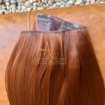 Mega Hair Tic-Tac Ruivo Cobreado  Liso Fibra Bio Luxo Prime. - Imagem 6