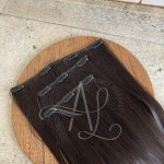 Kit Mega Hair 3 Telinhas TIC-TAC Castanho Escuro Liso Bio Luxo Prime. - Imagem 3