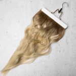 Mega Hair Tic-Tac + Fio Invisible Fibra Russa Suzan 50cm 120g- Loiro Pérola Esfumado - Imagem 5