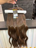 Kit Mega Hair 4 Pçs TIC-TAC Castanho 6#. Peças Unicas.