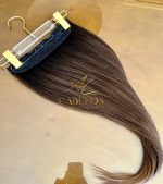 Mega Hair Tic-Tac + Fio Invisible Fibra Russa Cindy 60cm 120g- Ombre Hair Mesclado - Imagem 3