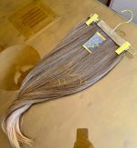 Mega Hair Tic-Tac + Fio Invisible Fibra Russa Cindy 60cm 120g- Mesclado Pérolado - Imagem 2