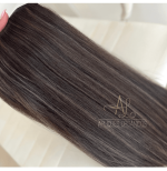 Mega Hair Tic-Tac 4pçs Fibra Russa Liso 60cm 200g, Morena Iluminada (OP4/8/119#) - Imagem 7