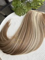 Mega Hair Tic-Tac 4pçs Fibra Russa Liso 60cm 200g, Mesclado (OP119/01/08) - Imagem 6