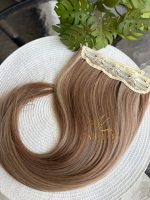 Mega Hair Tic-Tac 4pçs Fibra Russa Liso 60cm 200g, Mesclado (OP119/01/08) - Imagem 9